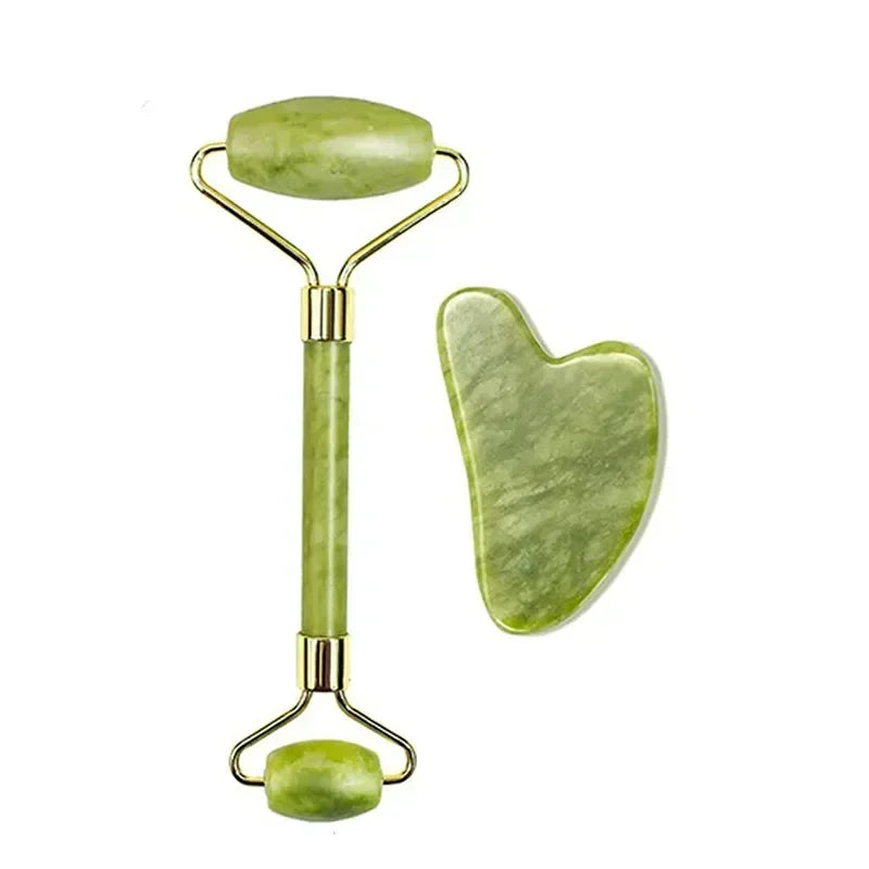 Jade Roller + Gua Sha Set