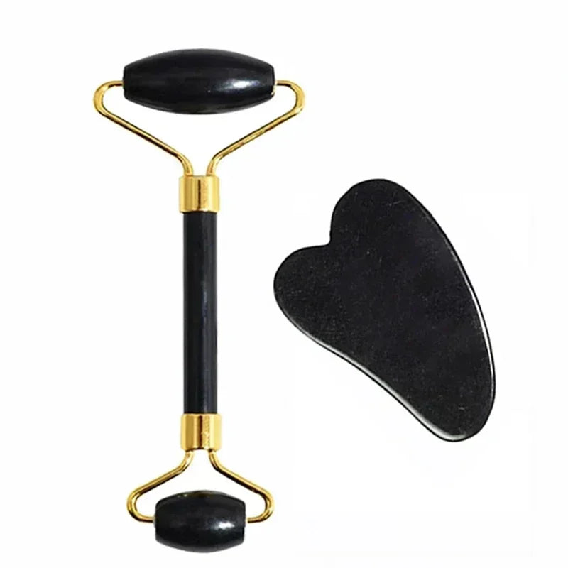 Jade Roller + Gua Sha Set