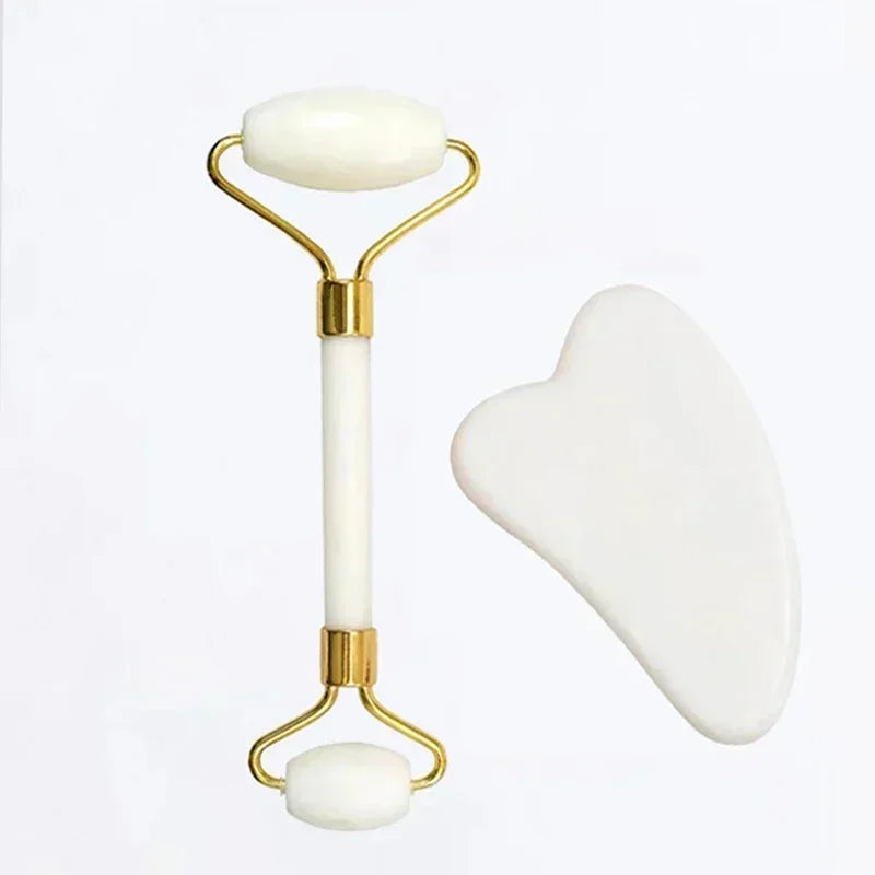 Jade Roller + Gua Sha Set